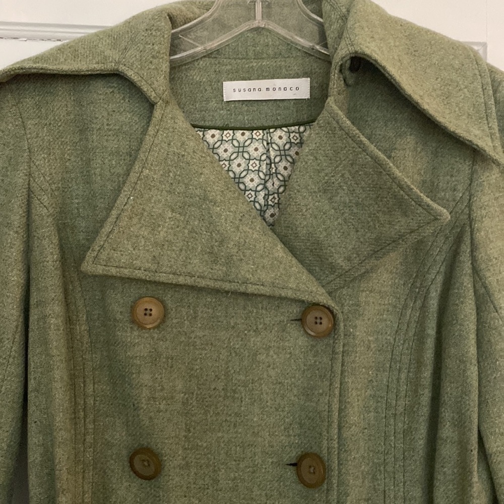 Green coat